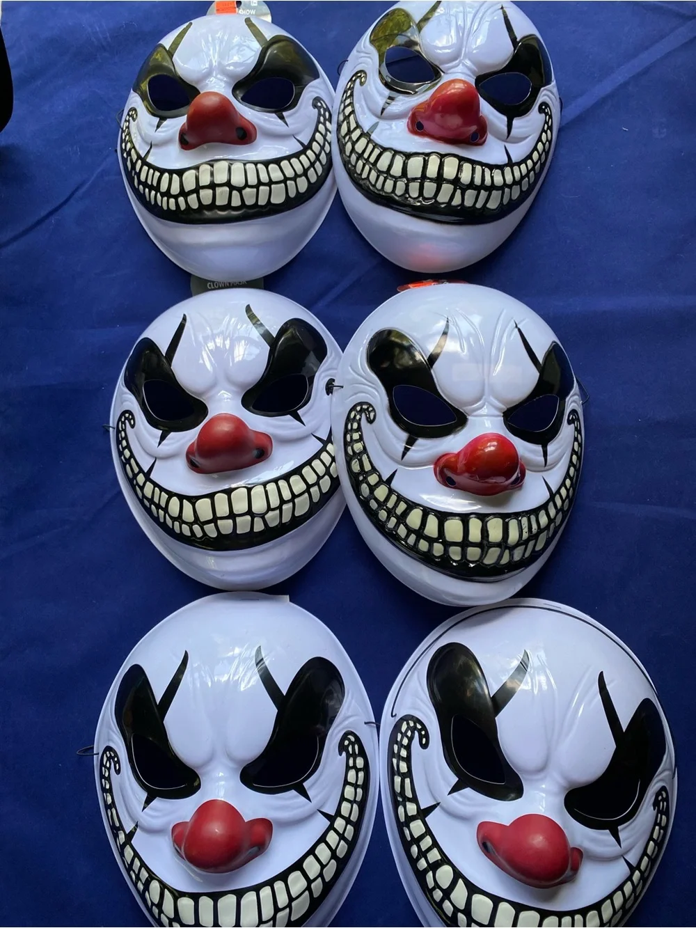 New 6 Scary Clowm Masks